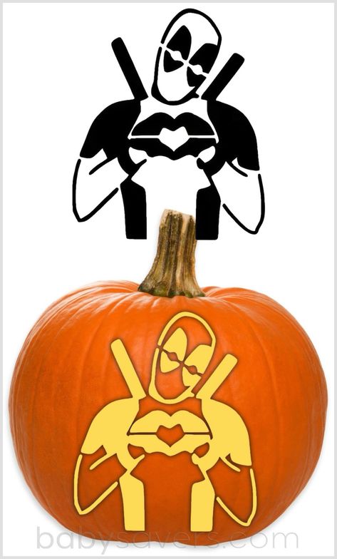 Deadpool pumpkin stencils will bring superhero fun to your Halloween! Perfect for comic book lovers and Marvel fans, these free printable templates make it easy to carve an epic jack-o-lantern that will wow your friends or neighbors. Go for a traditional pumpkin carving design or add a creative twist to your spooky decor, these pumpkin patterns will make sure your pumpkin carving game is strong. Show off your fandom and create a fun Deadpool pumpkin. download, print, and start carving today! Best Pumpkin Carving Ideas Creative Easy, Super Hero Pumpkin Carving Ideas, Annabelle Pumpkin Carving, Unique Pumpkin Carving Ideas Stencils, Epic Pumpkin Carving Ideas, Chainsaw Man Pumpkin Carving, Jackolantern Templates Printable, Call Of Duty Pumpkin Carving, Pumpkin Carving Ideas Deadpool