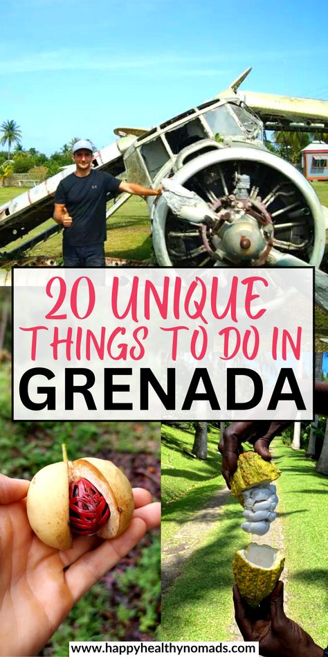 Grenada is a tiny country in the Caribbean. Only 125,000 people call this little island home. But there are a lot of unique things to do in Grenada considering it's tiny size. We spent 6 months in Grenada so we got to know the country very well and have made a complete list of all the most unique things we found there. Things To Do In Grenada, Grenada Caribbean Aesthetic, Grenada Itinerary, Grenada Aesthetic, Grenada Island, Sandals Grenada, Vacation 2025, Grenada Caribbean, Underwater Sculpture