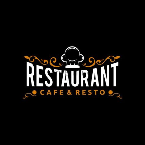 Restaurant logo design with engraving and chef hat Restraunt Logo, Food Truck Design, Restaurant Logo, Restaurant Logo Design, Chef Hat, Chefs Hat, Logo Restaurant, Truck Design, Food Truck