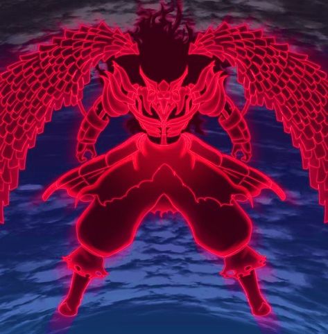 Red Susanoo, Naruto Powers, Susanoo Naruto, Side Character, Naruto Eyes, Comic Book Layout, Mangekyou Sharingan, Super Powers Art, Bleach Fanart