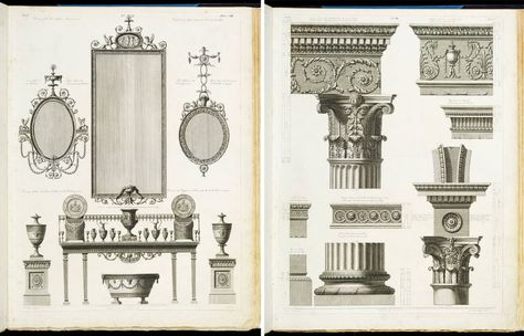 V&A · Robert Adam: Neoclassical architect and designer Adam Architecture, Neoclassical Interior Design, Neoclassical Furniture, Robert Adam, Neoclassical Interior, British Architecture, Adam Style, Archaeological Discoveries, Classic Interior Design