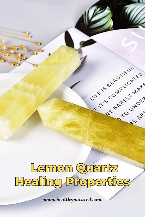 Lemon Quartz Meaning, Clear Quartz Healing Properties, Quartz Healing Properties, Golden Healer Quartz Meaning, Fake Lemons, Quartz Meaning, Lemon Calcite, Quartz Properties, Inner Health