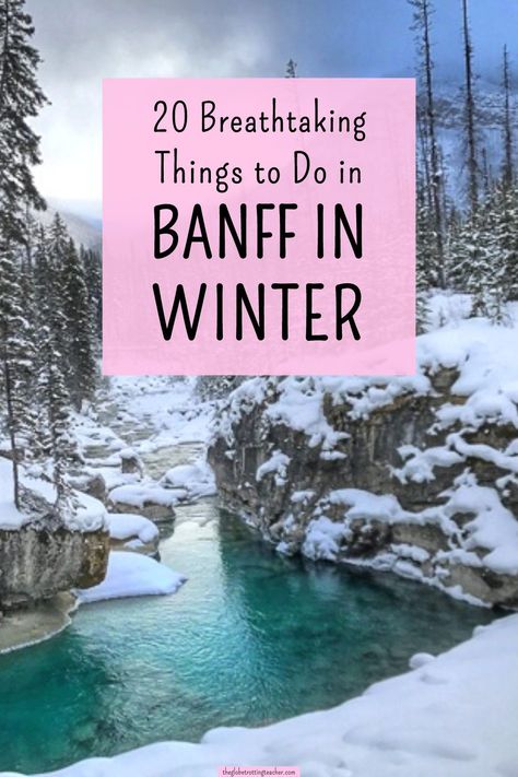 Banff Winter, Things To Do In Banff, Winter Travel Destinations, Canada Travel Guide, Banff Canada, Canada Road Trip, Canada Destinations, Winter Destinations, Explore Canada