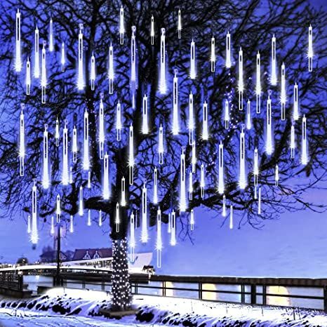 Meteor Shower Lights, Icicle Lights Outdoor, Shower Lights, Rain Lights, Snow Light, Led Fairy String Lights, Shower Lighting, Drop Lights, Icicle Lights