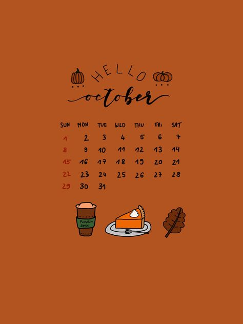 #october #wallpaper #hdwallpaper #autumnmood #autumnwallpaper #calendar #calendarwallpaper #pumpkinspicelatte October Profile Picture, October Wallpaper Calendar, October Calendar Wallpaper, October Sun, Preppy Logo, October Wallpaper, October Calendar, Hello October, Calendar Wallpaper