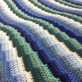 Crochet Pattern: Bargello Waves Blanket Bargello Crochet, Crochet Baby Afghans, Crochet Patterns Stitches, Afghan Patterns Free, Crochet Afghan Patterns, Crochet Afghan Patterns Free, Knitting Loom, Baby Afghan Crochet, Blanket Crochet Pattern