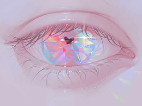 Iridescent Eyes, Pop Art Wallpaper, Aesthetic Eyes, Mystical Art, Ethereal Art, Dreamy Art, Anime Eyes, Pretty Eyes, Eye Art