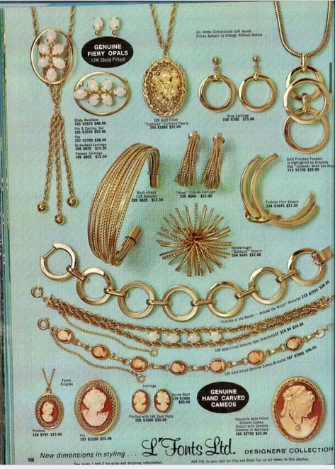 70s Jewelry Trends, Lisner Jewelry Ads, Vintage 70s Jewelry, Vintage Sarah Coventry Jewelry, Vintage Jewelry Ads, Vintage Earrings 70s, 1970s America, 70s Accessories Jewelry, 1970 Jewelry