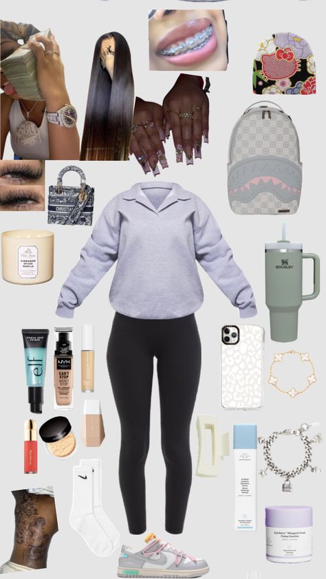 Lazy Day Outfits For School, Chill Outfits For School, Outfits For School, Cute Nike Outfits, Trendy Outfits For Teens, Cute Lazy Day Outfits, Cute Lazy Outfits, Swag Outfits For Girls, Lazy Outfits