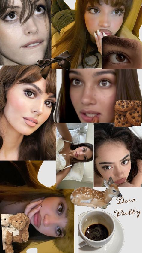 deer pretty aesthetic ✨️ #coffeeaesthetic #brownaesthetic #deerpretty #deer beauty #bambi #doeeyes #coquette #coquettegirl #coquettegirlie Deer Pretty Aesthetic, Doe Beauty Aesthetic, Deer Pretty Makeup, Bambi Pretty, Bambi Halloween, Deer Beauty, Bambi Aesthetic, Deer Pretty, Bambi Beauty