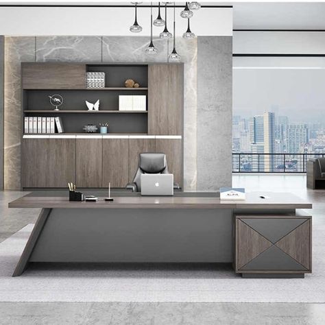 Ceo Cabin, Modern Office Desk Design, Md Cabin, Office Desk Wood, Office Desk Design, Cabin Table, Office Cabin Design, Executive Office Design, Modern Office Table