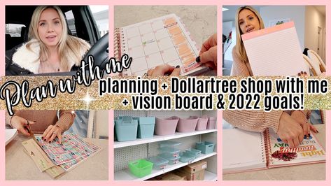 Life Planner Organization, Tree Shop, Life Organization, Life Planner, Dollar Tree, Vision Board, How To Plan