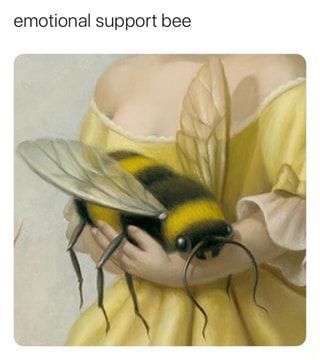 Bee Art, Arte Inspo, Emotional Support, Art Inspo, Cute Drawings, Cute Art, Art Reference, Cool Art, Funny Pictures