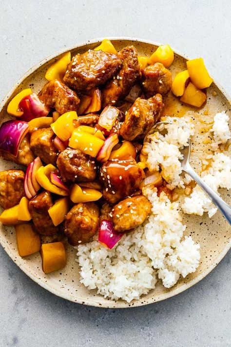 What to Make with Leftover Pork Chops: 21 Recipes That Taste Totally Gourmet #purewow #pork #meat #food #dinner #main course #easy #lunch #cooking #recipe Chinese Sweet And Sour Pork, Sweet N Sour Pork Recipe, Leftover Pork Chops, Pineapple Pork Chops, Leftover Chicken Recipes, Leftover Pork, Pork Stir Fry, Sweet Potato Hash, Easy Oven