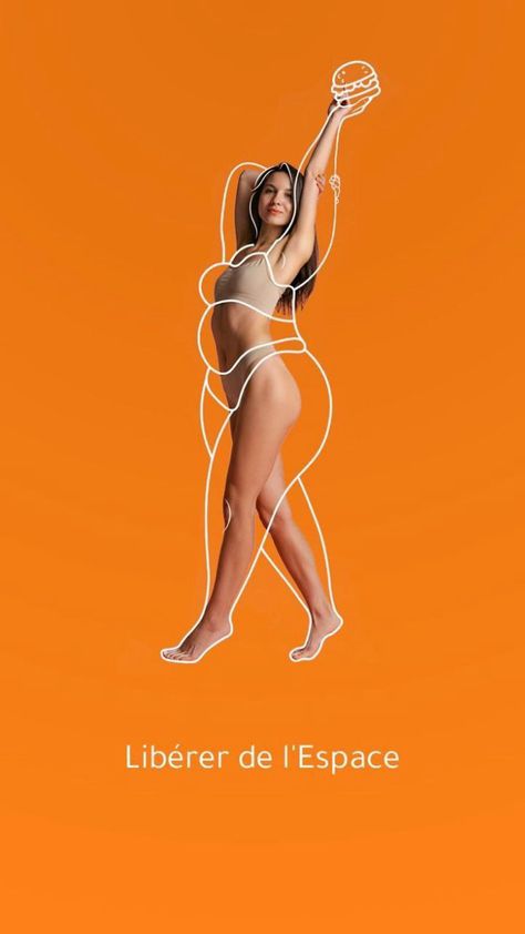 Ad Design, Fat Loss, Orange, Design