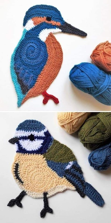 Crochet Projects For One Ball Of Yarn, How To Freeform Crochet, Freeform Crochet Patterns Free Projects, Freeform Crochet Art, Free Form Crochet Patterns Tutorials, Freeform Crochet Patterns Free, Crochet Bird Applique, Crochet Freeform Pattern, Crochet Freeform Tutorial