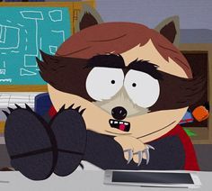 The Raccoon South Park, South Park Cartman Raccoon, Cartman Raccoon, Cartman Icon, Shout Park, Eric Cartman, South Park Characters, Silly Images, Racoon