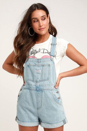 Casual Engagement Outfit, Dungaree Shorts, Denim Shortalls, Blue Denim Overalls, Overall Outfit, Summer Engagement Session, Kids Garden, Engagement Session Outfits, Engagement Outfits