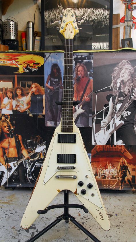 Flying V, James Hetfield, Electric Guitar, Guitar, Instagram