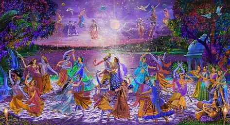 Raasleela - The Ultimate Paradise | Lord Krishna Raasleela Maha Shivaratri Wishes, Raas Leela, Krishna Avatar, Religious Photos, Krishna Flute, Radha Krishna Quotes, Lord Krishna Hd Wallpaper, Sri Krishna, Krishna Radha Painting