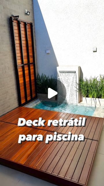 Small Pool Design For Small Yards, Piscinas Pequeñas, Deck Piscina, Pool Deck Ideas, Small Pool Design, Small Pool, Small Yard, Pool Decks, Pool Deck