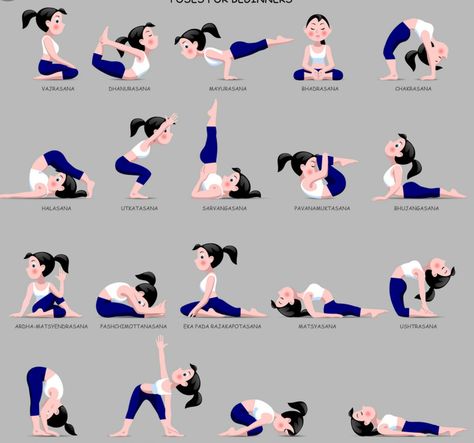 ioga Water Yoga Poses, Yoga Foto's, Yoga Sequencing, Brain Yoga, Yoga Cartoon, Cardio Yoga, Sleep Exercise, Bedtime Yoga, Poses For Beginners