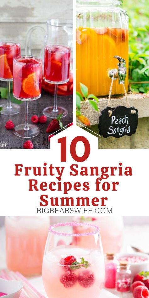 Sangria Mixed Drinks, Bulk Sangria Recipe, White Sangria Recipe Moscato, Not Sweet Sangria Recipes, Red Wine Sangria Easy Summer, Sangria For Party, Sangria Recipes Easy For A Crowd, Strawberry Sangria Recipes Easy, Quick And Easy Sangria Recipes