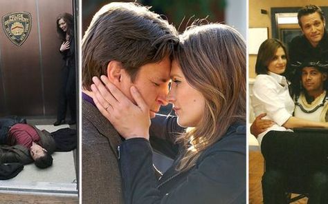 For eight seasons, ABC's Castle stole the hearts of fans everywhere. However, there were a lot of mysterious secrets hidden away behind the scenes. Castle Show, Castle Tv Show, Castle Show Tv Series, Castle Behind The Scenes, Tamala Jones, Seamus Dever, Castle And Beckett Kiss, Kate Beckett And Richard Castle, Castle Tv Series