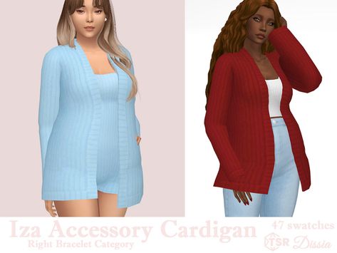 Oversized loose accessory ribbed cardigan Found in TSR Category 'Sims 4 Female Elder Everyday' Sims 4 Cardigan Accessory Cc, Sims 4 Cc Maxis Match Accessory Cardigan, Sims 4 Sweater Accessory, Sims 4 Cardigan Accessory, Sims 4 Cardigan Cc, Sims 4 Cardigan, Sims 4 Sweater, The Sims 4 Clothes Cc, Sims Tops