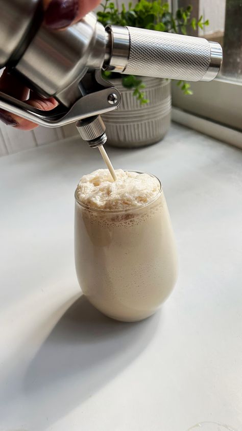 Whip Cream Dispenser Recipes, Whipped Cream Dispenser Recipes, Whipped Cream Dispenser Recipe, Whipped Cream Canister, Gf Cake Recipe, Homemade Latte, Keto Whipped Cream, Focus Foods, Recipes With Whipping Cream