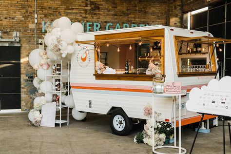 The Tipsy Turny Trailer is a mobile bar and bartending service operating in Toronto and the GTA. Built with a retro design and unmistakable charm, the Tipsy Turny Trailer will make your wedding or event anything but ordinary. Whether it’s craft beer, wine, cocktails, bubbly or non-alcoholic beverages, our certified bartenders will work with you to build a unique drink menu that will surely impress your guests. Simply choose your preferred package and get a custom quote for your event! Mobile Bar Trailer, Couples Dining, Camper Bar, Bar Trailer, Retro Trailer, Brick Works, Unique Drink, Pillar Design, Vintage Trailer