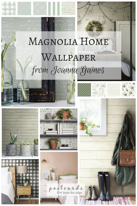 Capture the essence of farmhouse decor with these lovely wallpapers from Joanna Gaines' Magnolia Home collection. Includes shiplap and brick designs. Joanna Gaines Wallpaper, Lovely Wallpapers, Joanna Gaines Farmhouse, Farmhouse Wallpaper, Interior Paint Colors Schemes, Coffee Table Farmhouse, Brick Design, Kitchen Wallpaper, Magnolia Homes