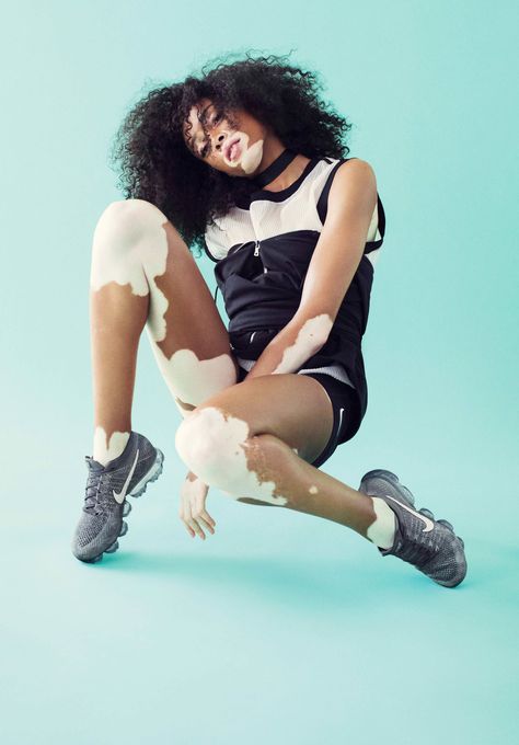 Winnie Harlow Stars in Nike's New Air Vapormax Campaign Chantelle Brown Young, Nike Campaign, Nike Vapor Max, Vapor Max, Canadian Models, Winnie Harlow, Nike Vapormax, Figure Poses, Air Vapormax