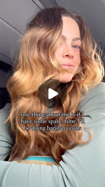 SHELBY BURNS | ADVENTURE | ROAD TRIPS | OUTDOORS on Instagram: "Bandana curls are the ultimate travel hack. I always do them while flying or road tripping! 

#travelhacks #traveltips #heatlesshair" Bandana Curls Overnight, Bandana Curls, Travel Hack, Big Curls, Road Trip Adventure, Heatless Hairstyles, Winter Beauty, Beauty Shop, Road Trips