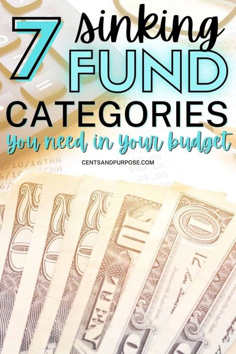 Savings Binder Categories, Cash Budget Categories, Saving Categories, Sinking Funds Printable Free, Sinking Funds Categories, Sinking Fund Categories, Budgeting Plan, Budget 2024, Building Credit