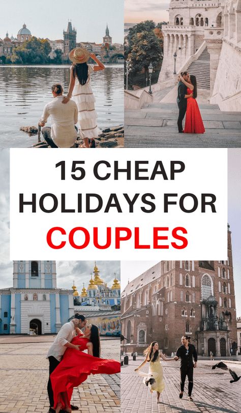 Travel For Couples, Cheap Honeymoon, Travel Europe Cheap, Cheap Vacations, Travel Couples, Couples Holiday, Affordable Vacations, Couples Travel, Cheap Vacation