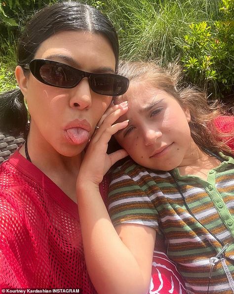 Kourtney Kardashian gave her daughter Penelope Disick an 11th birthday she will remember for the rest of her life. She shared a selection of photos from their week-long getaway to Kauai on Friday. Kardashian Mother, White Crochet Crop Top, Jenner Kids, Swimsuit Pics, Penelope Disick, Mother Daughter Fashion, Famous Kids, Kardashian Kids, Ladies Who Lunch