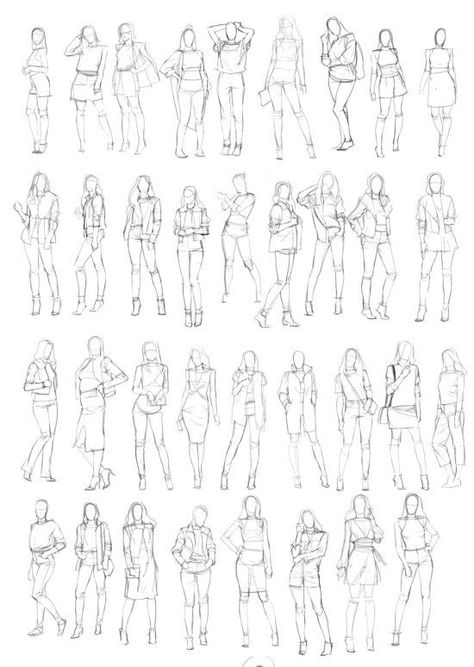 Human Figure Drawing With Clothes, Human Sketch, Human Figure Sketches, Sketches Of People, 얼굴 그리�기, Human Figure Drawing, Human Drawing, Body Reference Drawing, Body Pose Drawing