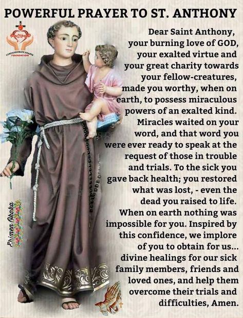 St Anthony Miracle Prayer, Prayer In Hindi, Repentance Prayer, Catholic Saints Prayers, Blessed Life Quotes, Angels Prayers, Rosary Prayers Catholic, Saints Prayers, St Michael Prayer