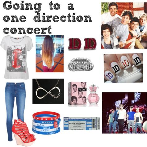 "Going to a one direction concert" by tommooreos2124 on Polyvore One Direction Imagines Wattpad, Songs Each One Direction Member Owns, One Direction 6th Member, One Direction Night Changes, One Direction Imagines Protective, 1d Preferences, One Direction Outfits, One Direction Preferences, One Direction Images