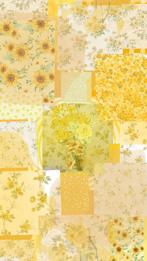 little yellow collage🌻 #yellow #flowers #yellowflowers #floral #wallpaper #aesthetic #cute Collage Wall Prints Aesthetic Yellow, Yellow Wallpaper Collage, Yellow Collage Wallpaper, Floral Wallpaper Aesthetic, Yellow Wallpaper Iphone, Wallpaper Aesthetic Cute, Yellow Flower Wallpaper, Yellow Stuff, Yellow Collage