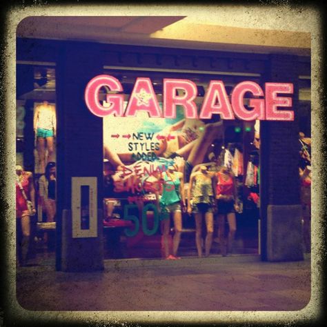 Garage clothing Garage Store Clothing, Reagan Aesthetic, Garage Clothes, Garage Fashion, Garage Store, Garage Clothing, Clothing Stores, Christmas Wishlist, Clothes Gift