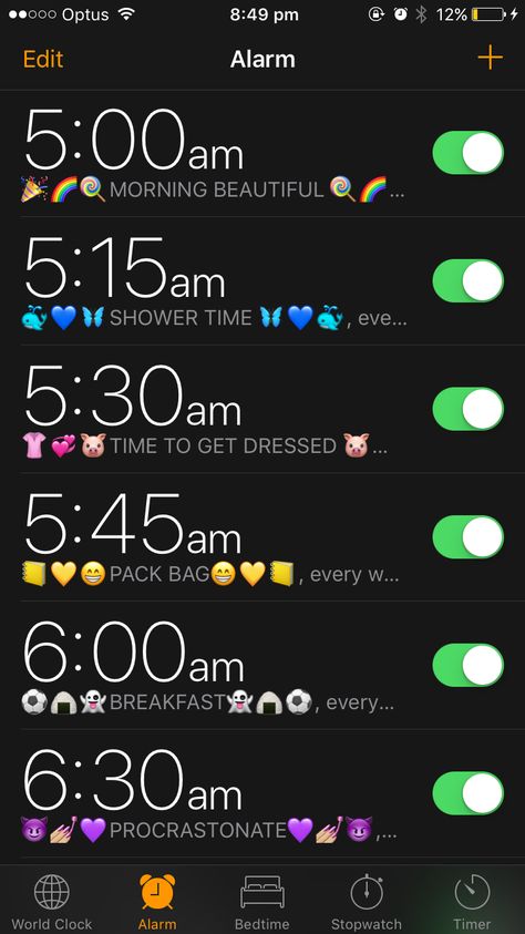 Alarm Names For School, Alarm Names Aesthetic, Aesthetic Alarm Ringtone, Cute Alarm Names, Iphone Alarm Aesthetic, Iphone Reminder Aesthetic, Alarm Names, Fitness Programs For Women, Morning Routines List