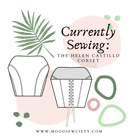 MDF214 - The HC X Mood Corset - Mood Sewciety Corset Sewing, Mood Sewciety, Corset Sewing Pattern, Free Sewing Patterns, Free Sewing Pattern, Ladder Stitch, Mood Fabrics, Running Stitch, Straight Stitch