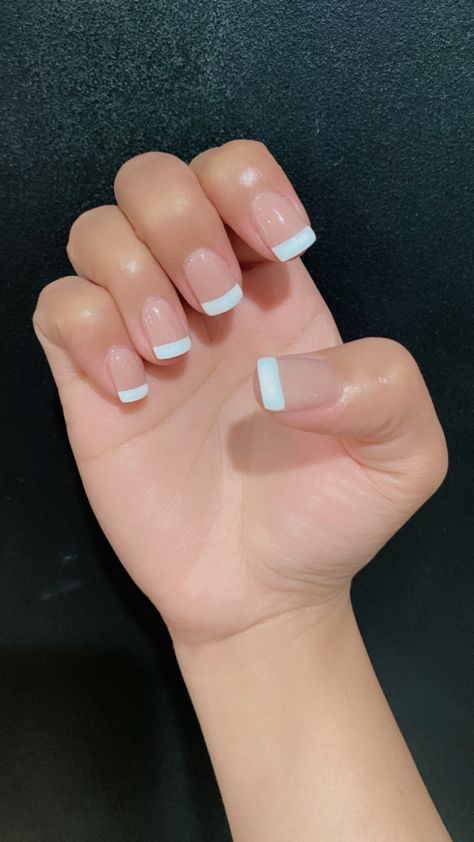 Dipped French Tip Nails, Dip Powder French Tip, White French Tip, Tip Nails, White French, Dip Powder, French Tip Nails, Nail Tips, Dip