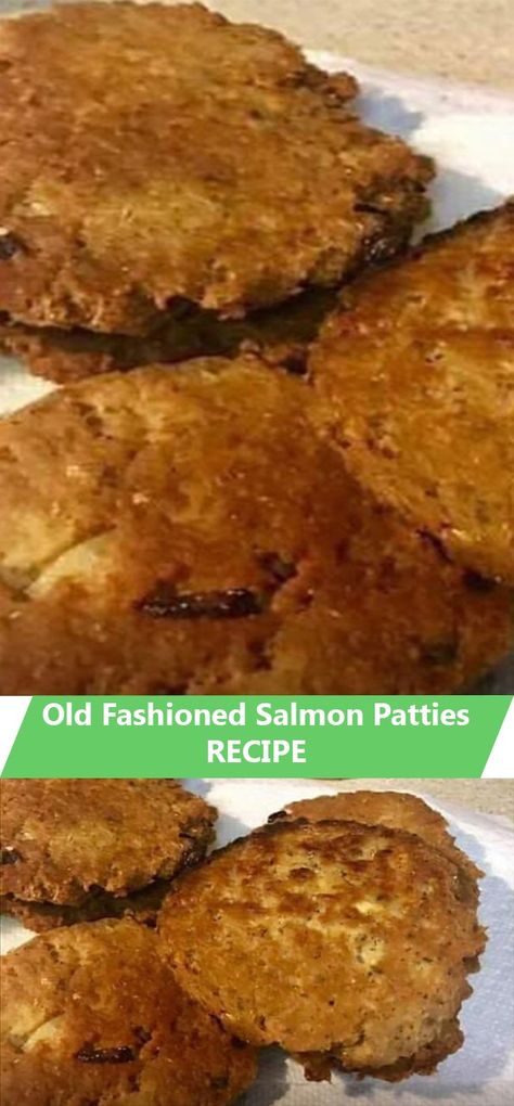 Old Fashioned Salmon Patties '' Easy And Delicious | superfashion .us Old Fashioned Salmon Patties, Homemade Salmon Patties, Salmon Cakes Recipe, Canned Salmon Recipes, Flaked Salmon, Leftover Salmon, Salmon Croquettes, Salmon Patties Recipe, Homemade Tartar Sauce