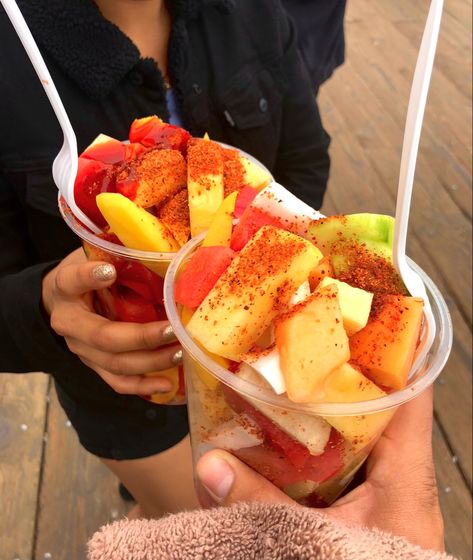 Mexican Fruit Cups, Fruit Cup, Fruit Watermelon, Aesthetic Foods, Summer Fest, Chefs Kiss, Pineapple Fruit, Fruit Cups, Aesthetic Food