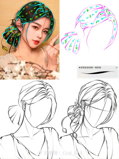 Bring your ideas to life with best-selling brushes and tutorials You can get all my avatar sets on my website (click on the video) Low Bun Drawing Reference, Male Character Design, Drawing Hair Tutorial, Romantic Couple Poses, Hair Sketch, Basic Drawing, Sitting Poses, 캐릭터 드로잉, Standing Poses