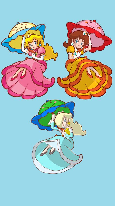 Super Princesses Peach Daisy And Rosalina Perry Patty And Gaby Princess Daisy Tattoo, Super Mario Princess Rosalina, Princess Peach Daisy And Rosalina, Princesses Peach, Peach Daisy And Rosalina, Daisy And Rosalina, Daisy Mario, Super Princess Peach, Super Mario Princess