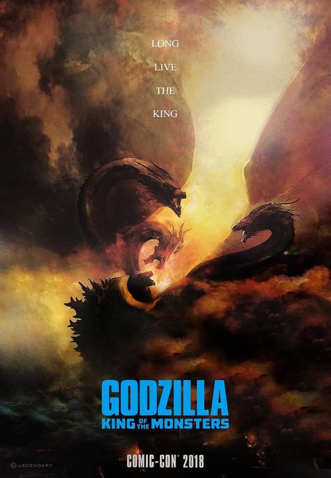 Godzilla King Of The Monsters, Godzilla 2, Godzilla 2014, Skull Island, Giant Monsters, Dark Phoenix, San Diego Comic Con, Movies 2019, Creature Feature